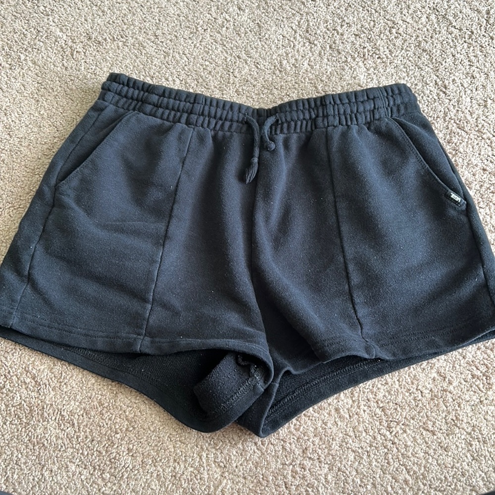 Vans black sweatshorts